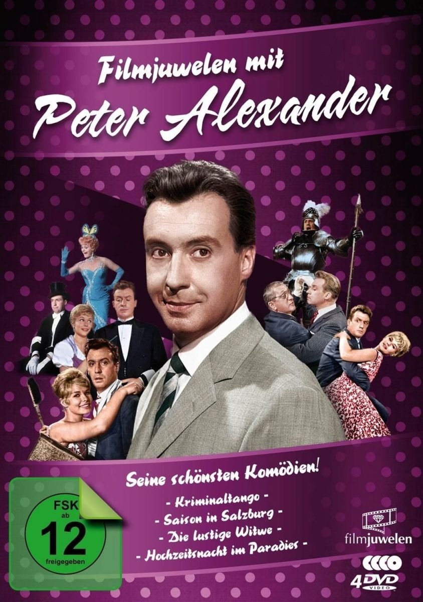 DVD Peter Alexander Filmjuwelen sus mejores comedias clásicas en pack de coleccionista alemán