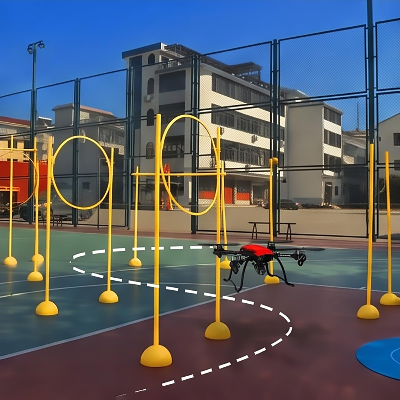 Percorso a Ostacoli per Droni Kit di Costruzione Fai da Te | Percorso Portatile con Porte per Allenamento di Volo Sviluppo Abilità e Gare