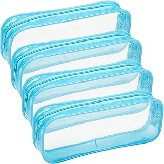 Tatuo 4 bolsas de PVC transparente de gran ca...