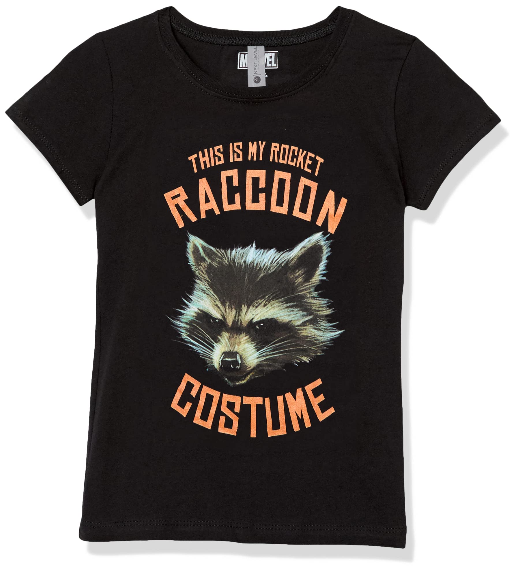 T-shirt Marvel fille Rocket Raton laveur en coton doux