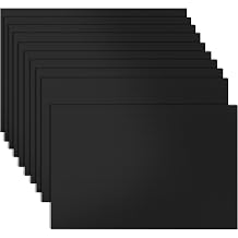 10-Pack Poster Board 24x36 Corrugated Plastic Sheets - 4mm, Extra Large Waterproof Blank Yard Sign for DIY Projects, Printing, Crafts, Presentations, Outdoor Displays, Signs - Black
