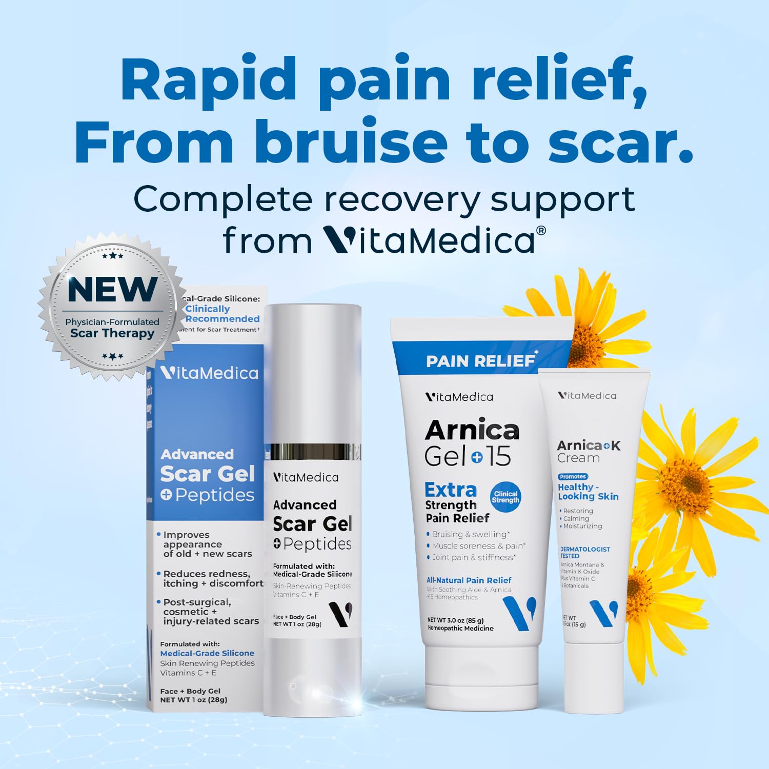 VitaMedica Arnica Montana Tablets - Pain Relief -5