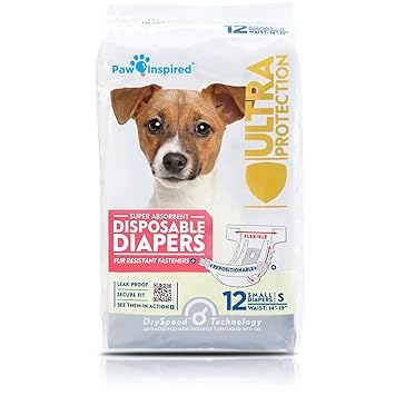 Paw Inspired Ultra Protection Female Disposable Dog Diapers