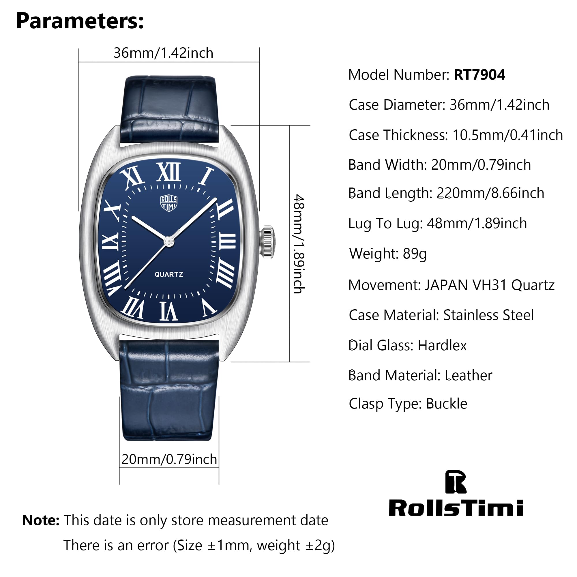 Reloj de pulsera de cuarzo para hombre, de acero inoxidable, impermeable, analógico, para negocios, deportes, regalo, correa de piel