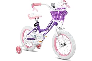 Angel 18 Inch Girls Bike with Handbrake & Kickstand