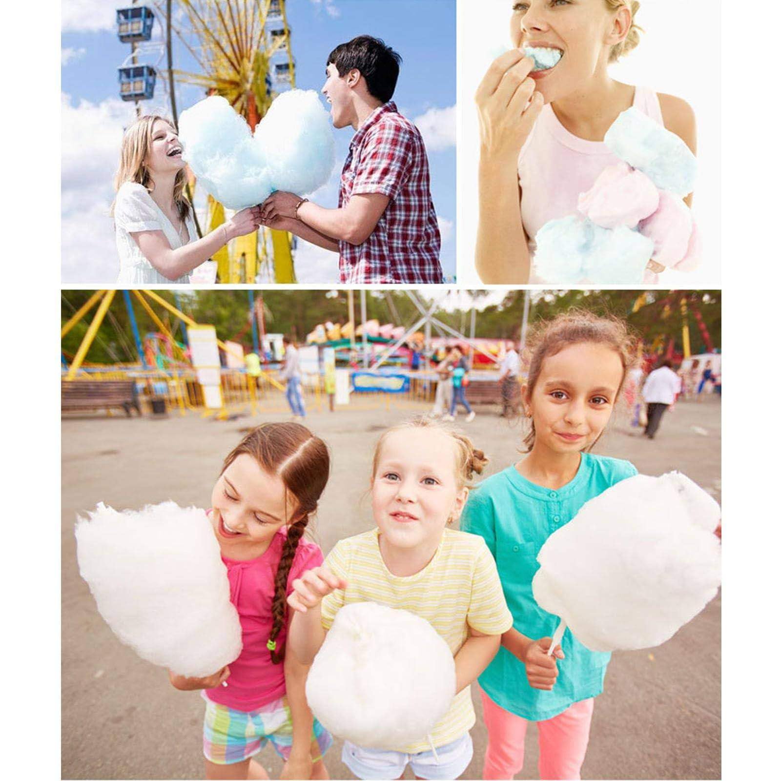 Máquina de algodón de azúcar con Control de Temperatura Continuo para Fiestas Familiares y cumpleaños Infantiles - Diámetro del Recipiente de azúcar: 45 cm