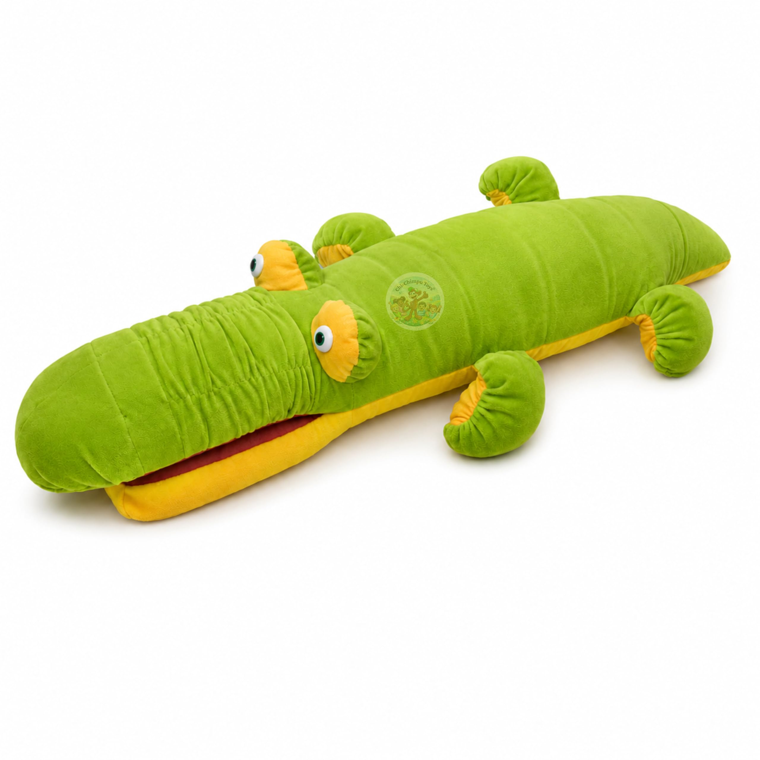 Crocodile Plush Soft Toy 100 CM for Kids | Ultra Soft Stuffed Crocodile Pillow | Premium Plush Animal Cushion | Hugging Sleeping Companion | Birthday Gift for Boys & Girls | Green-picture-23