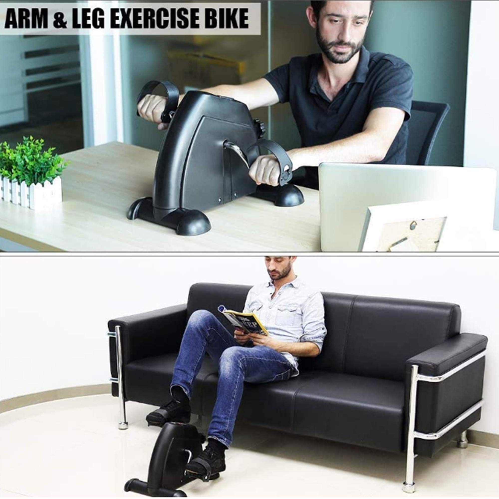 Mini Hometrainer Voor Senioren - Pedaaltrainer Voor Armen En Benen Met Lcd Display Instelbare Weerstand En Anti Slip 6152603153189 Mini Hometrainer Voor Senioren - Pedaaltrainer Voor Armen En Benen Met Lcd Display Instelbare Weerstand En Anti Slip 6152603153189