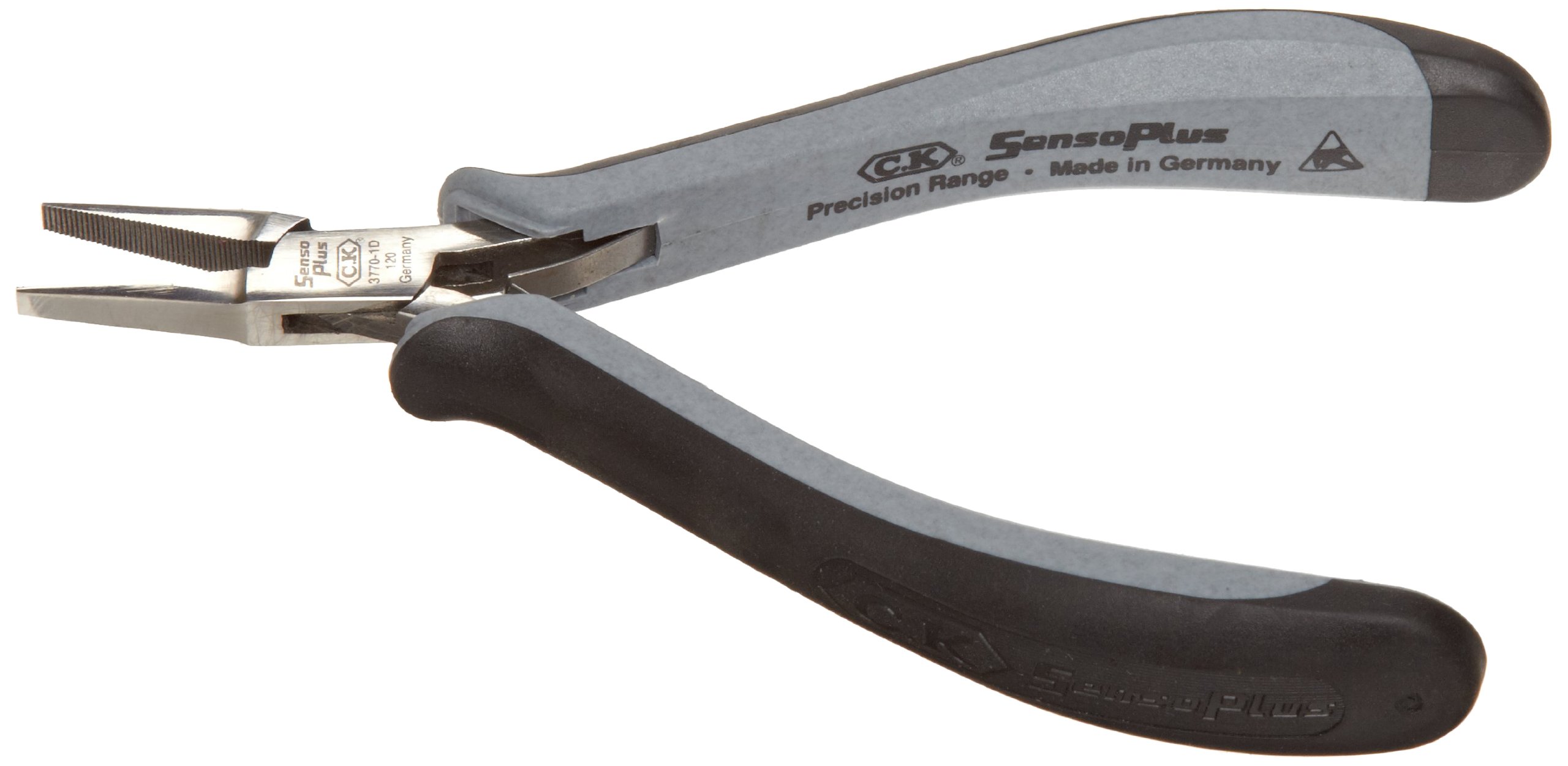 Pince à becs plats ESD C.K T3770 1D120 outillage de précision antistatique