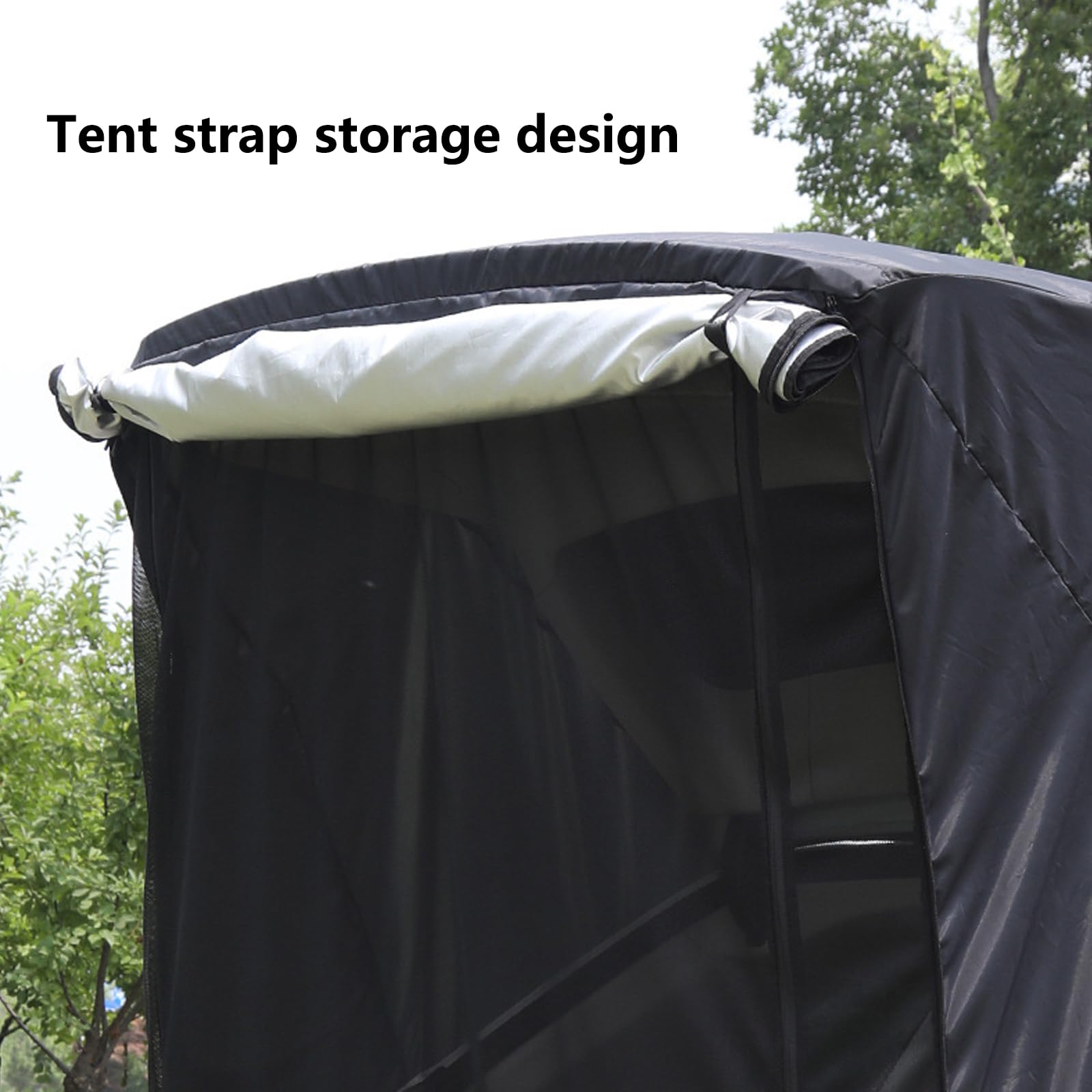 Tente de hayon de voiture avec moustiquaire, imperméable et coupe-vent, tente de camping, tente de pêche, pour différents modèles de SUV, camping, pêche