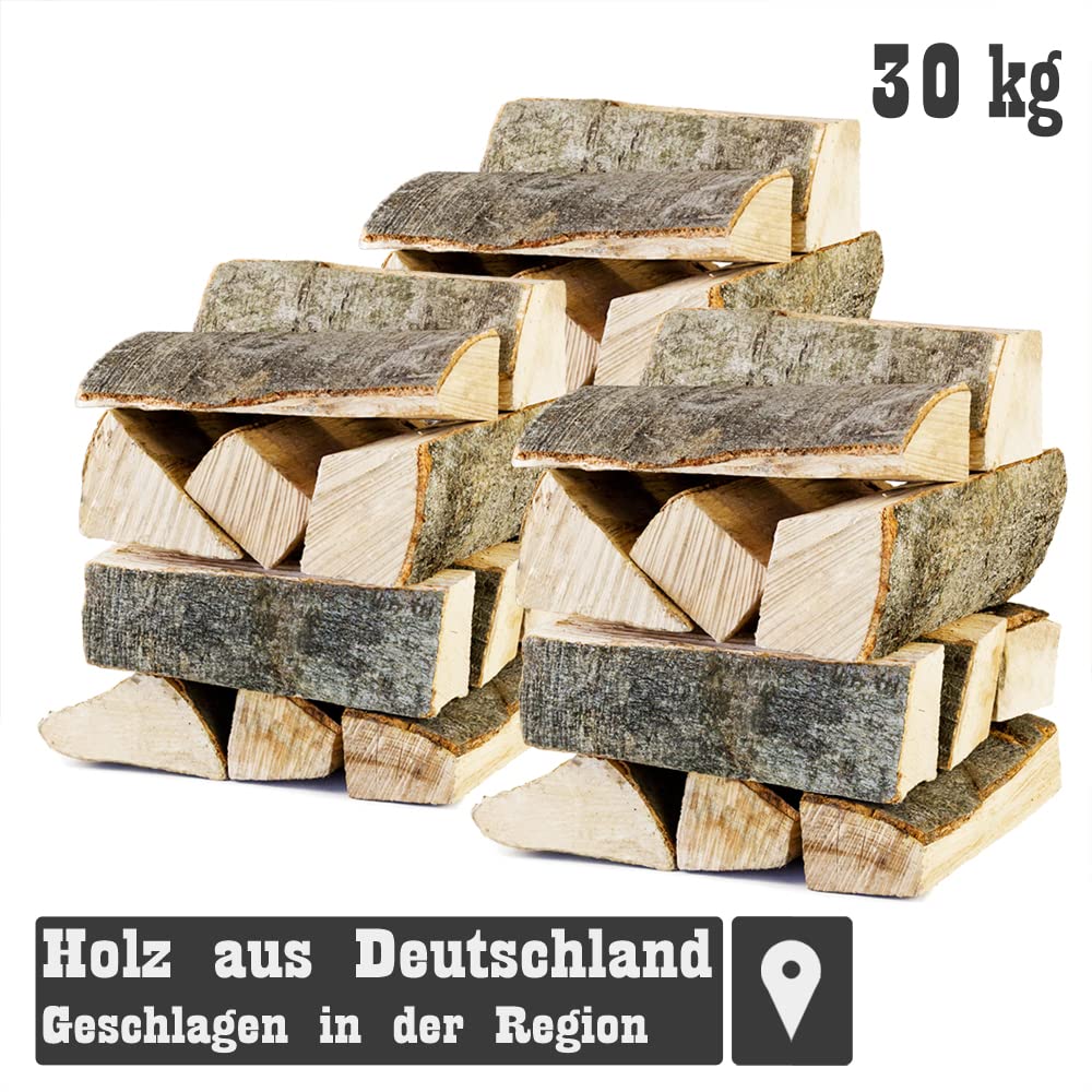 Buche Smoker Holz Räucherholz Brennholz 30kg Buchenholz kammergetrocknet 25 cm Kaminholz Smoke Feuerholz Grillen Wood BBQ Rauch Raeuchern Smokewood Grillmaster