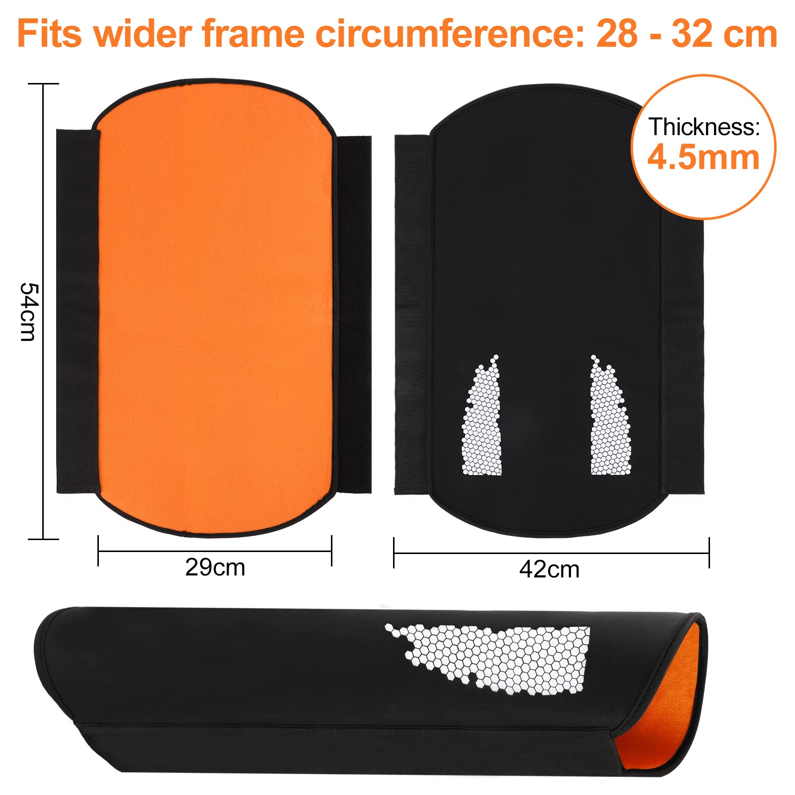 Housse De Protection Pour Batterie Vélo électrique - Néoprène étanche Réfléchissant 54x45cm