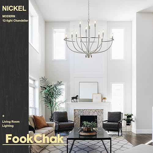Miniatura 93 de Lámpara de araña negra de 9 luces, lámpara clásica para colgar sobre la mesa para comedor, sala de estar, dormitorio, vestíbulo, isla de cocina