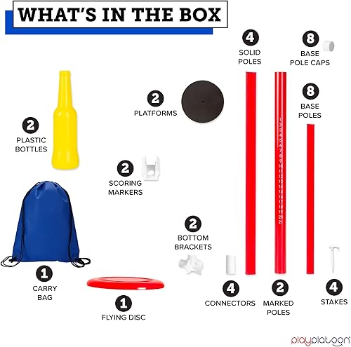 Miniatura 3 de Play Platoon Bottle Jam - Juego de discos voladores para adolescentes y adultos para jugar al aire libre, juego de fiesta para patio trasero y playa