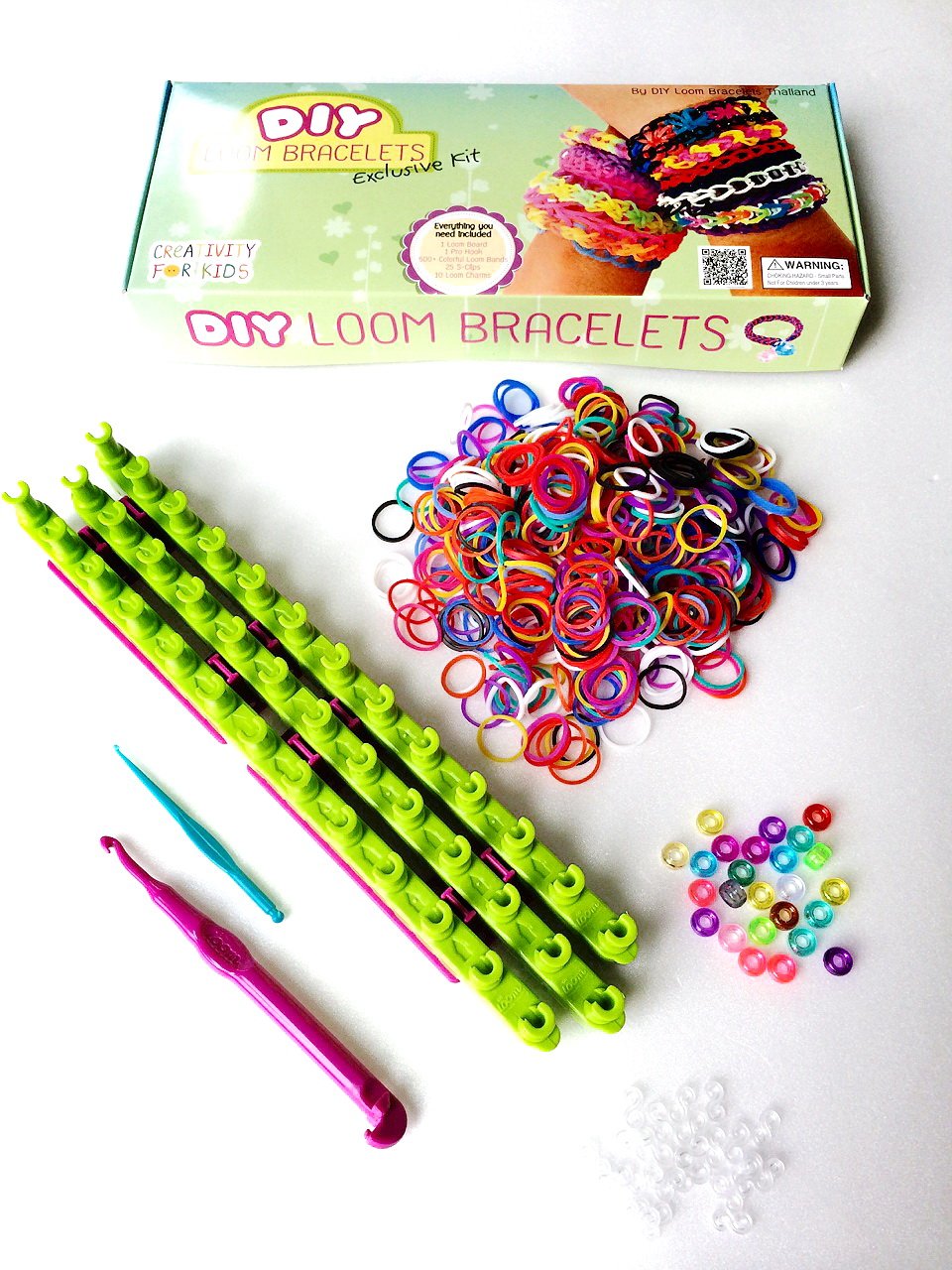 Buy DIY Loom Band Bracelets Exclusive Kit Loom Board Strongest and