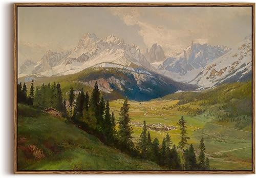 Miniatura 11 de KISSFOX Arte de Pared en Lienzo Vintage del Canal de Venecia Arte Impresionista Retro Neutral Paisaje Urbano de Italia Paisaje Arte de Pared