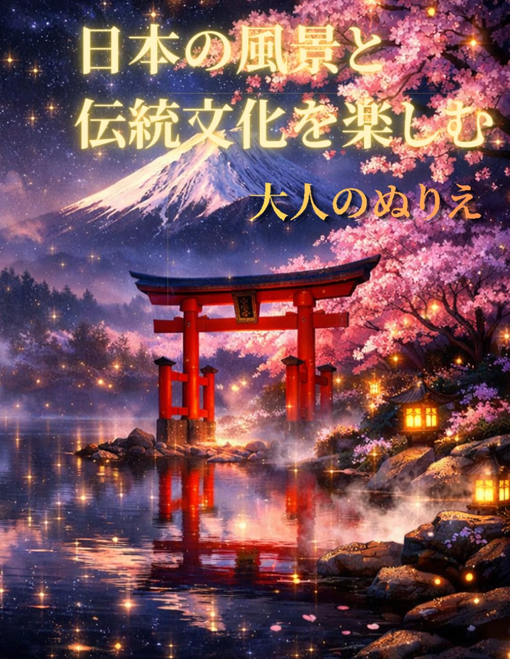 日本の風景と伝統文化を楽しむ大人のぬりえ: 富士山・桜・神社が彩る美しい和の世界で心を整える静寂と癒しのぬりえ (幸運を引き寄せる神秘ぬりえシリーズ)