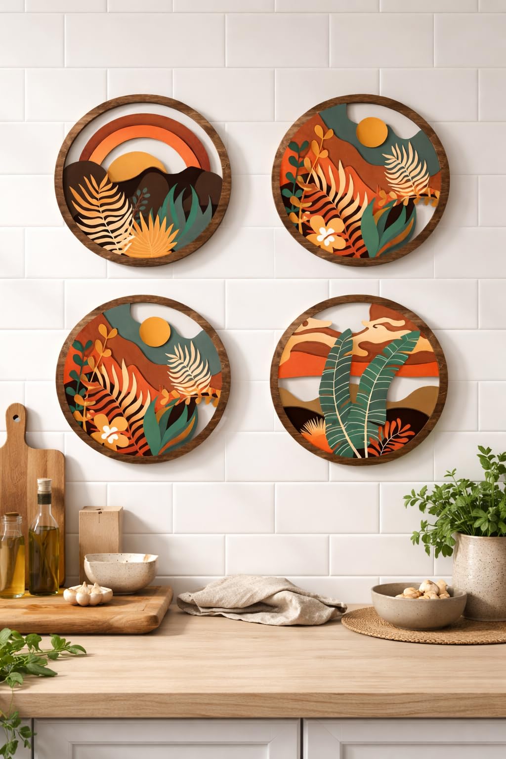 Boho Wall Stickers - Add Playful Decor -2 Boho Wall Stickers - Add Playful Decor -2