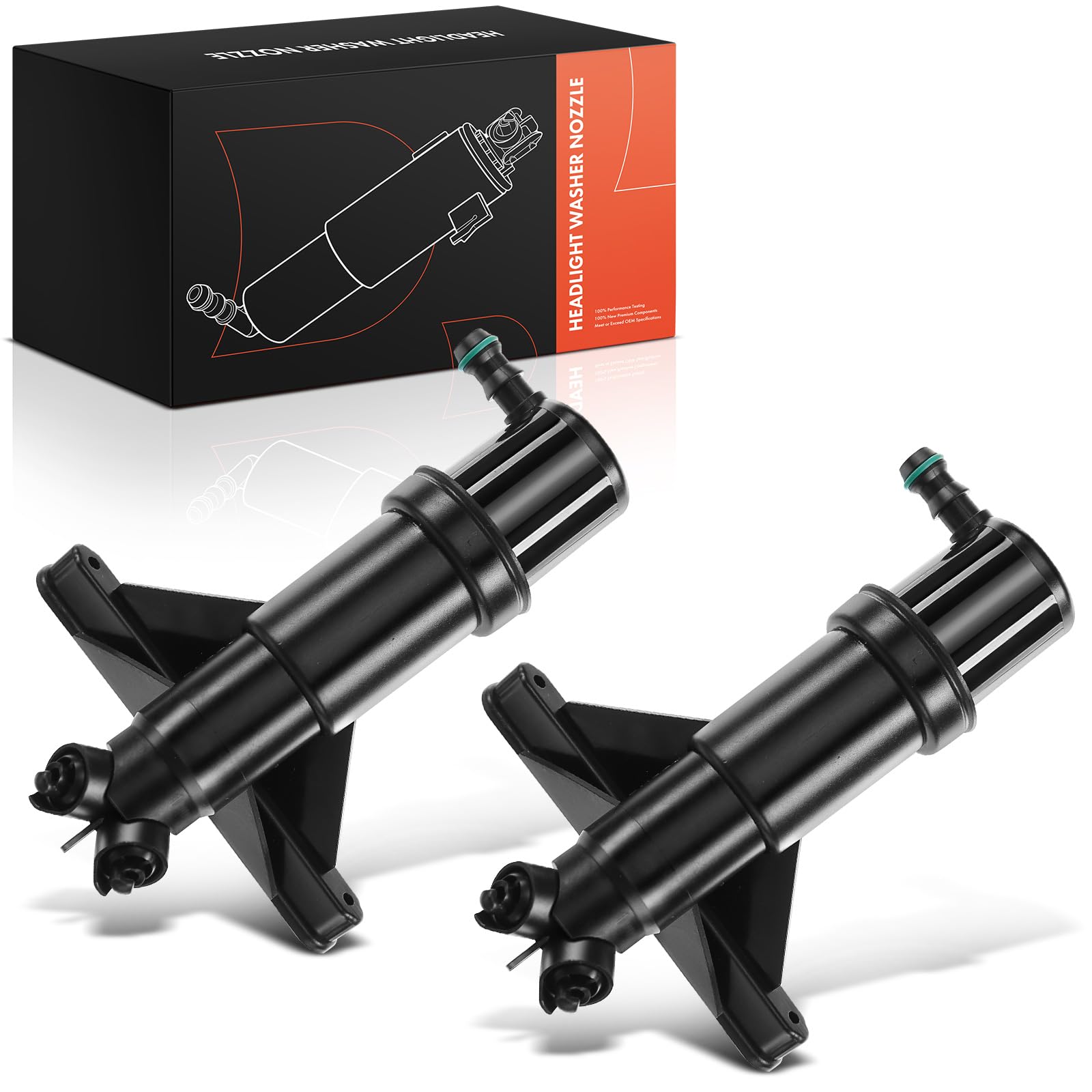 Frankberg 2x Ugello lavafari Compatibile con Serie 5 Touring E61 Serie 5 E60