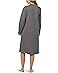 Eileen West Cotton Knit Long Sleeve Diamond Quilt Zip Robe - #3 of 4