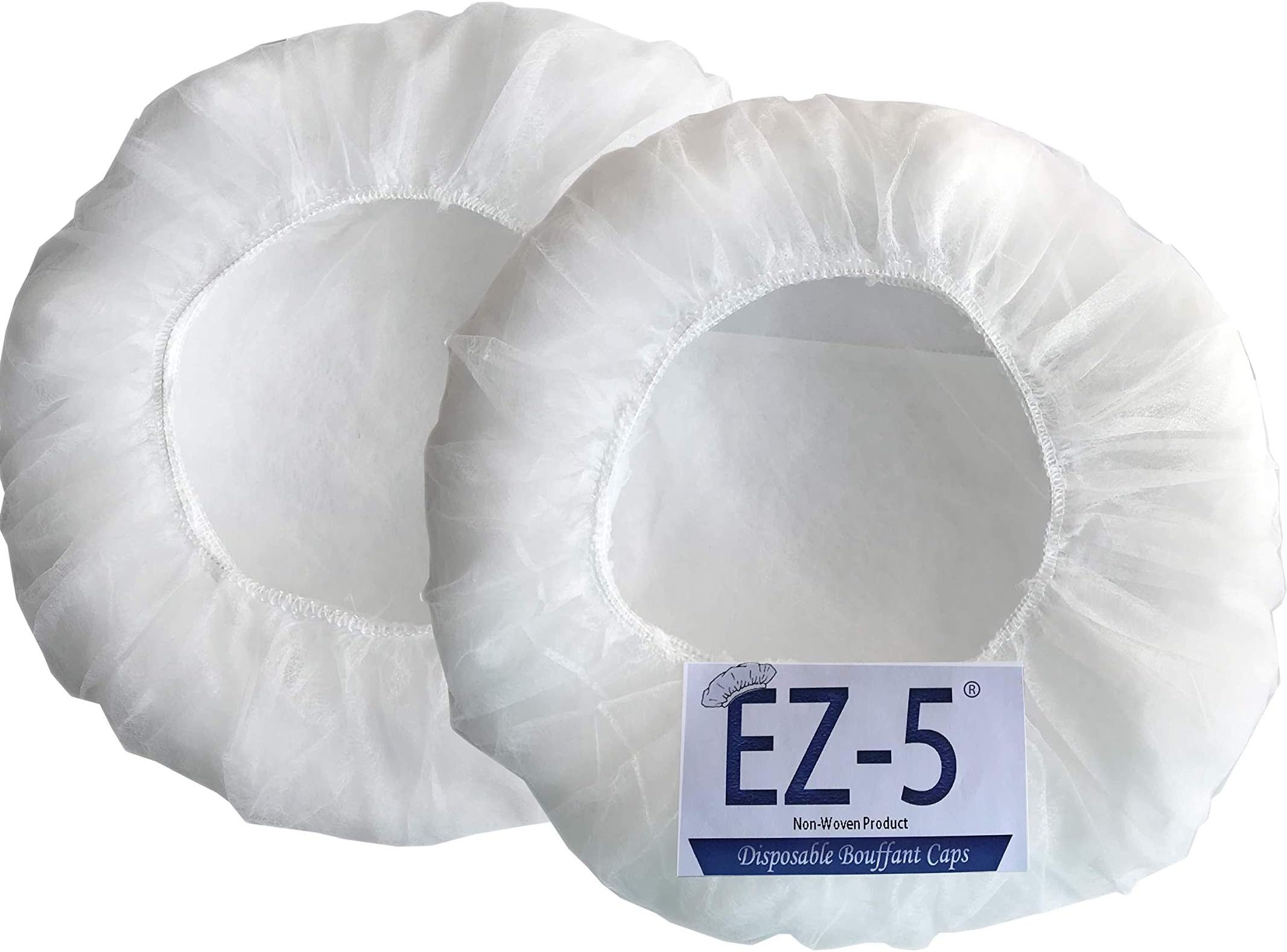 MEDICAL NATION Disposable Bouffant Caps 24" | 100 Pack, Blue | Hairnets, Head Covers, Non-Woven, Non-Pleated- Perfect For Medical, Labs, Nurse, Tattoo, Food Service, Hospital, Cooking - Size 24" Blue - View #11