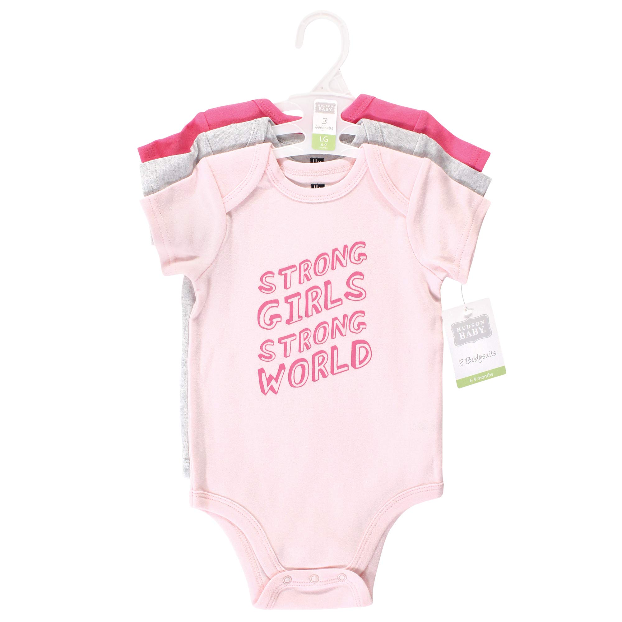 Hudson Baby Unisex bawełniane body dla dzieci, 'Incredible Me', 9-12 miesięcy koszulka dla malucha zestaw