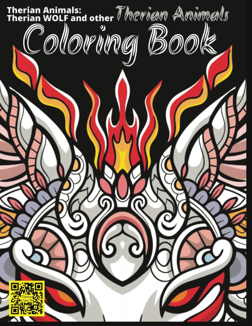 Therian Animals: Therian Wolf and other Therian Animals Coloring Book