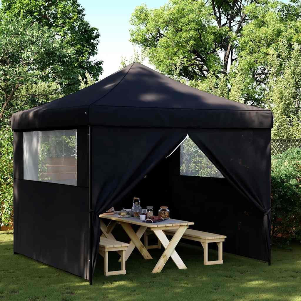Namiot Pop-Up z 4 Ścianami, Czarny