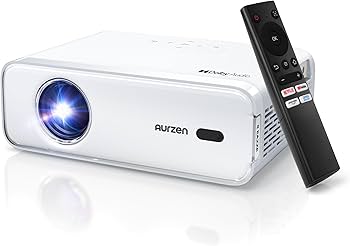 Amazon.co.jp: Aurzen プロジェクター 家庭用 小型【Netflix即起動