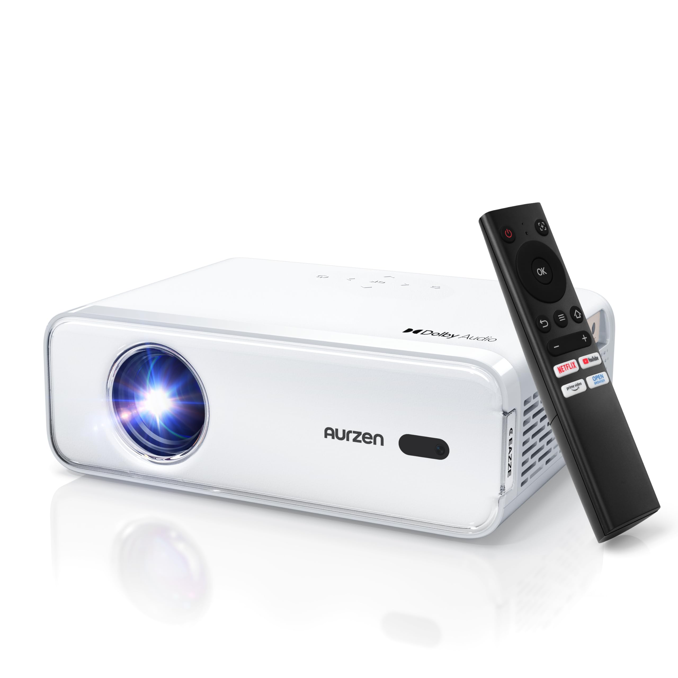 Aurzen D001プロジェクター 家庭用 小型オートフォーカス、 Amazon.co.jp: Aurzen プロジェクター 家庭用 小型【Netflix即起動