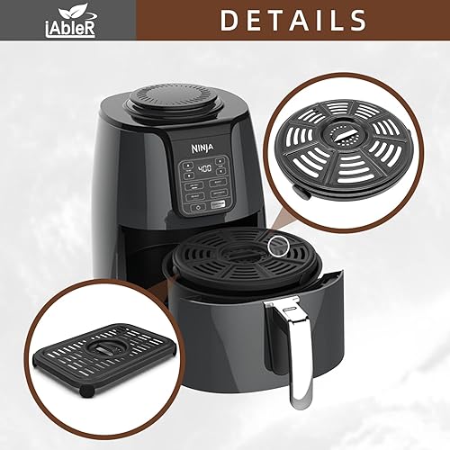 Miniatura 5 de iAbler Patas de goma para freidora de aire Ninja, parachoques de goma de repuesto para freidora de aire, pies de silicona para freidora de aire