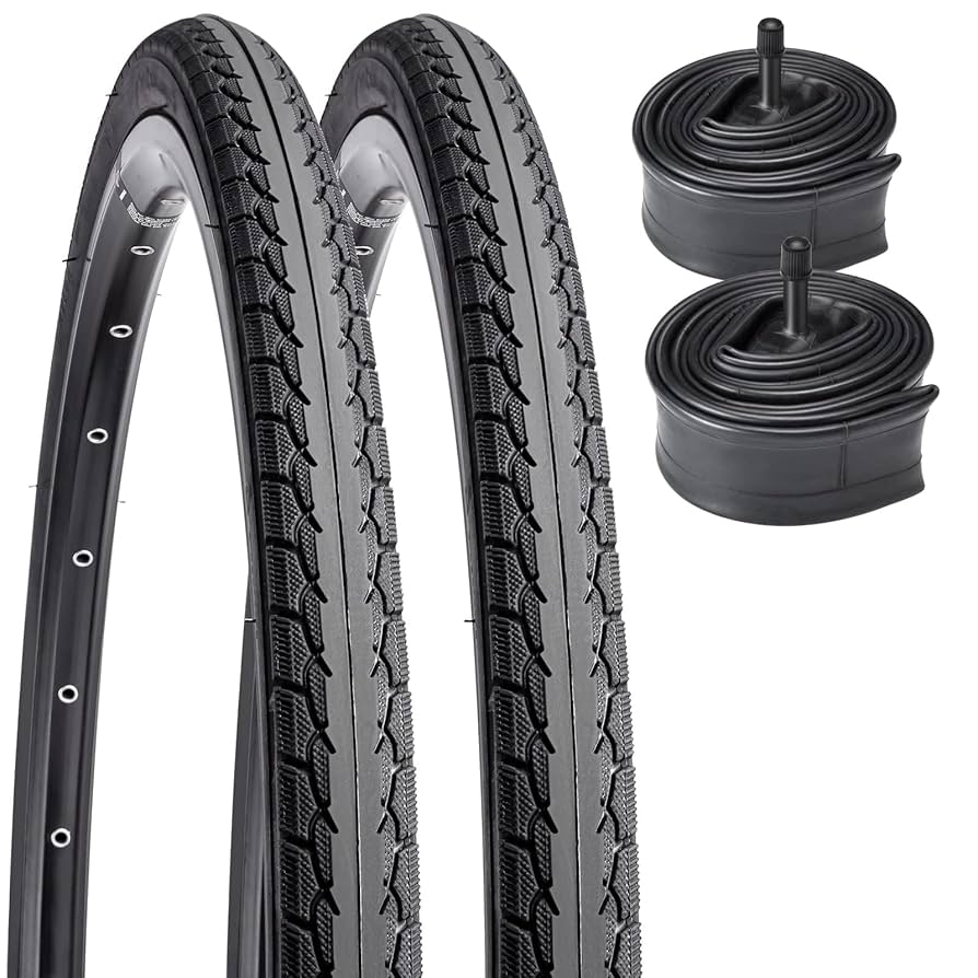 YUNSCM 2-PCS 26" Bike Tires 26 X 1.25/32-559 And 26" Bike Tubes Schrader Valve Compatible With 26x1.25 Bike Tires And Tubes (C-1763), Tubes - Canada