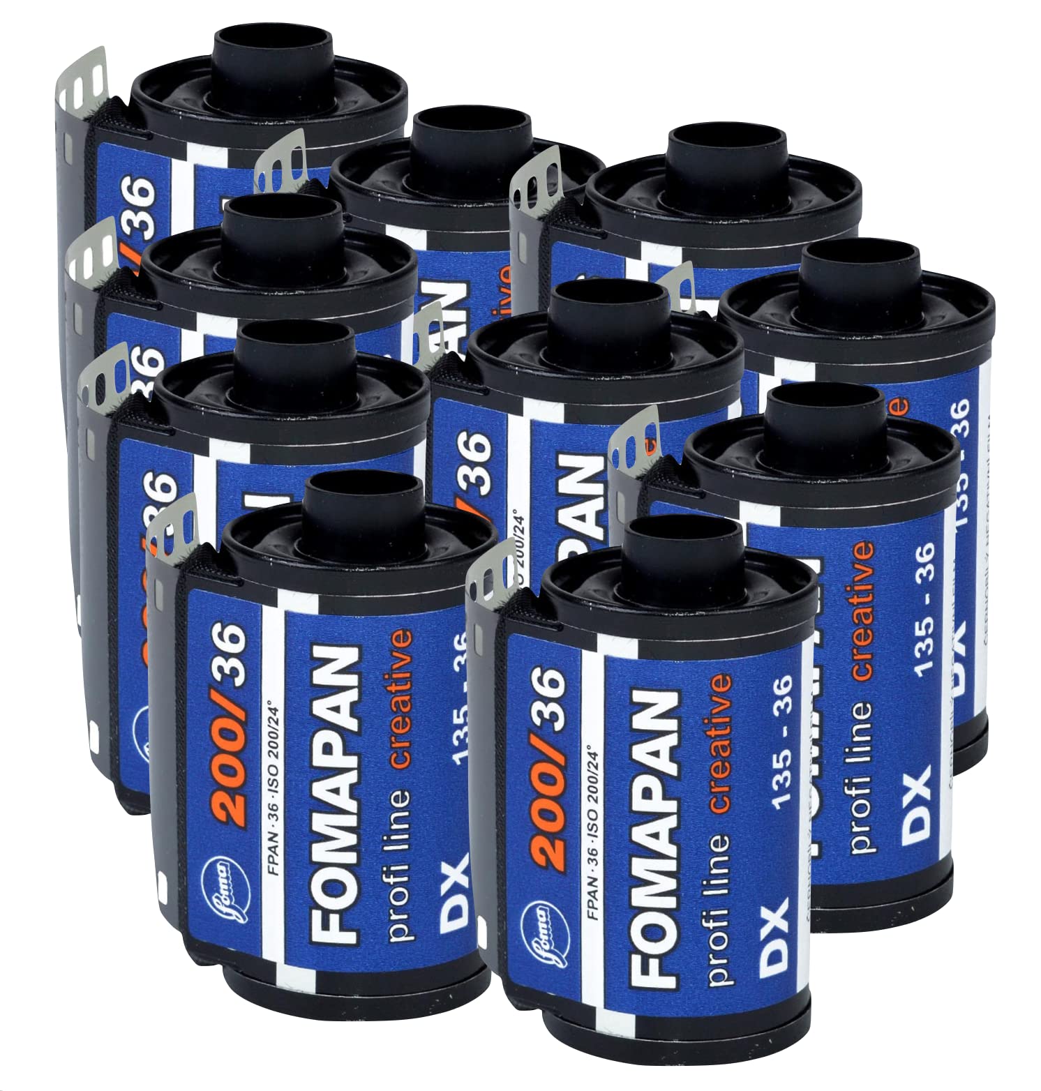 FOMAPAN Creative 200 135/36 - Pellicola 10 x 35 mm bianco/nero