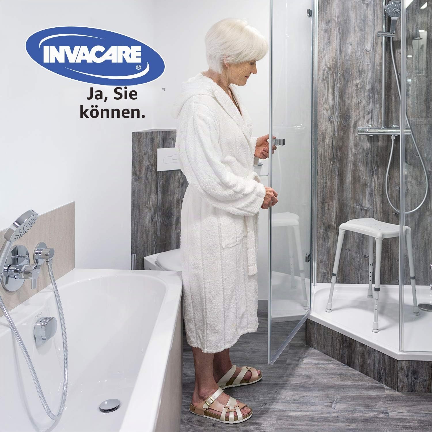Invacare Aquatec DOT Duschhocker Duschstuhl Duschsitz Badezimmerhocker