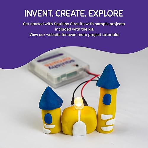 Miniatura 19 de Squishy Circuits Kit estándar – Explora circuitos eléctricos con masa de juego – Kits de ciencia STEM para niños de 8 a 12 años – Diversión