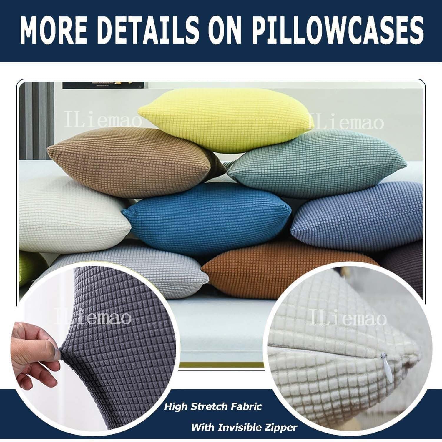 2er Set Kissenbezug 40x60 Kopfkissenbezug 50x70 KissenhüLle Samt 40x40 Zierkissenbezug 40x70 Kissen Dekokissen Couchkissen Sofakissen Bezug Pillowcase 45x45 Kissenbezüge Mit ReißVerschluss zierkissen