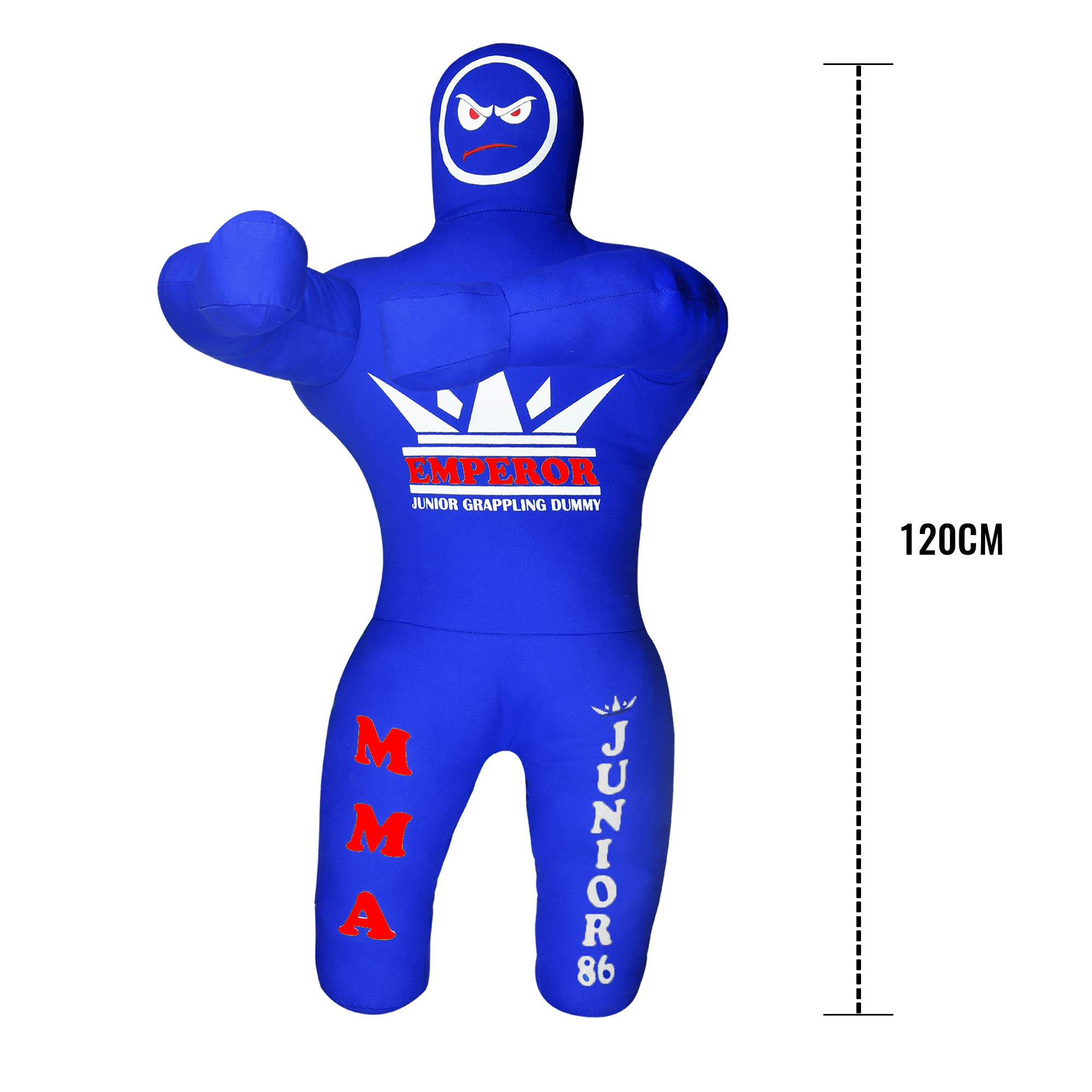 Emperor Ciuccio per bambini per MMA, boxe, BJJ, Judo, blu (non riempito, tela, 100 cm, L, 36,3 kg, unisex, età 3+, EMX)