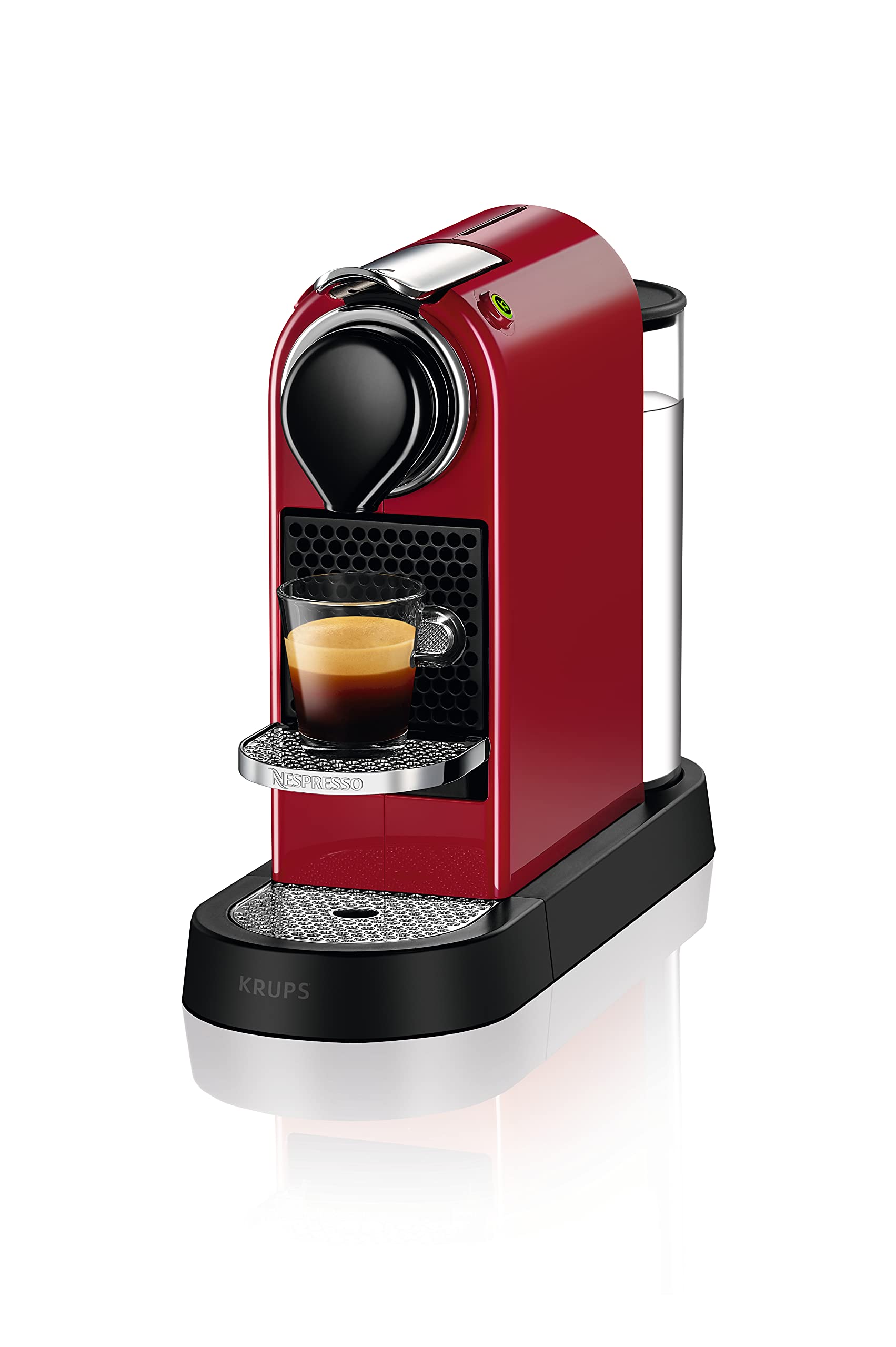 KRUPS XN7415 Espresso Machine, 1260 W, 1 Liter, Rouge