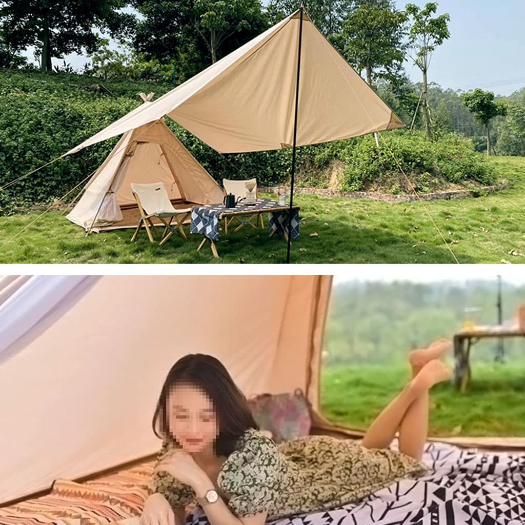 Telo per tenda da pioggia per amaca, telo da campeggio leggero e impermeabile per escursionismo in campeggio, riparo dal sole all'aperto, picnic, escursionismo, tende all'aperto