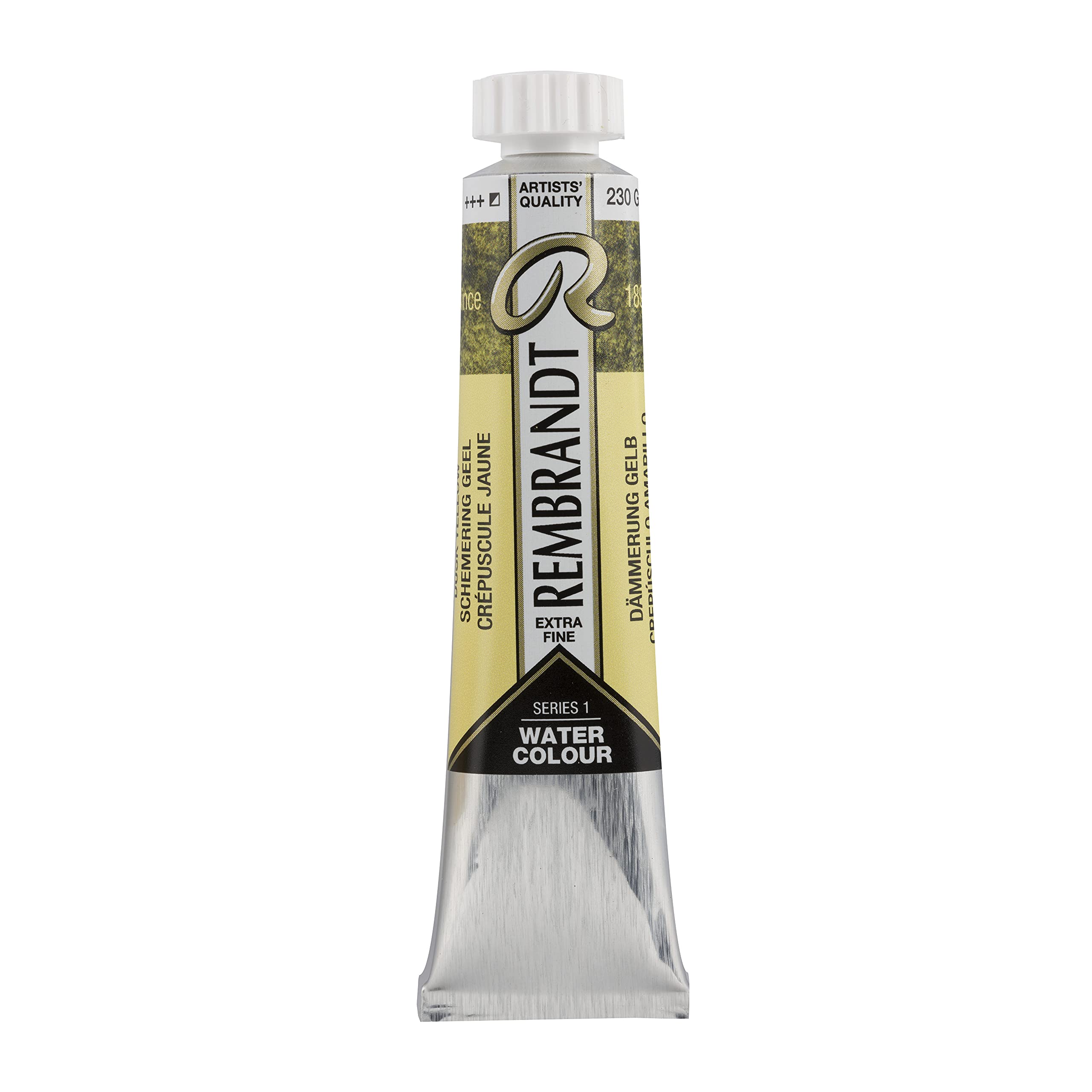 Talens Blueberry Rembrandt Watercolor Tube 20Ml Twilight Yellow 230 (05042300), Extra Grande