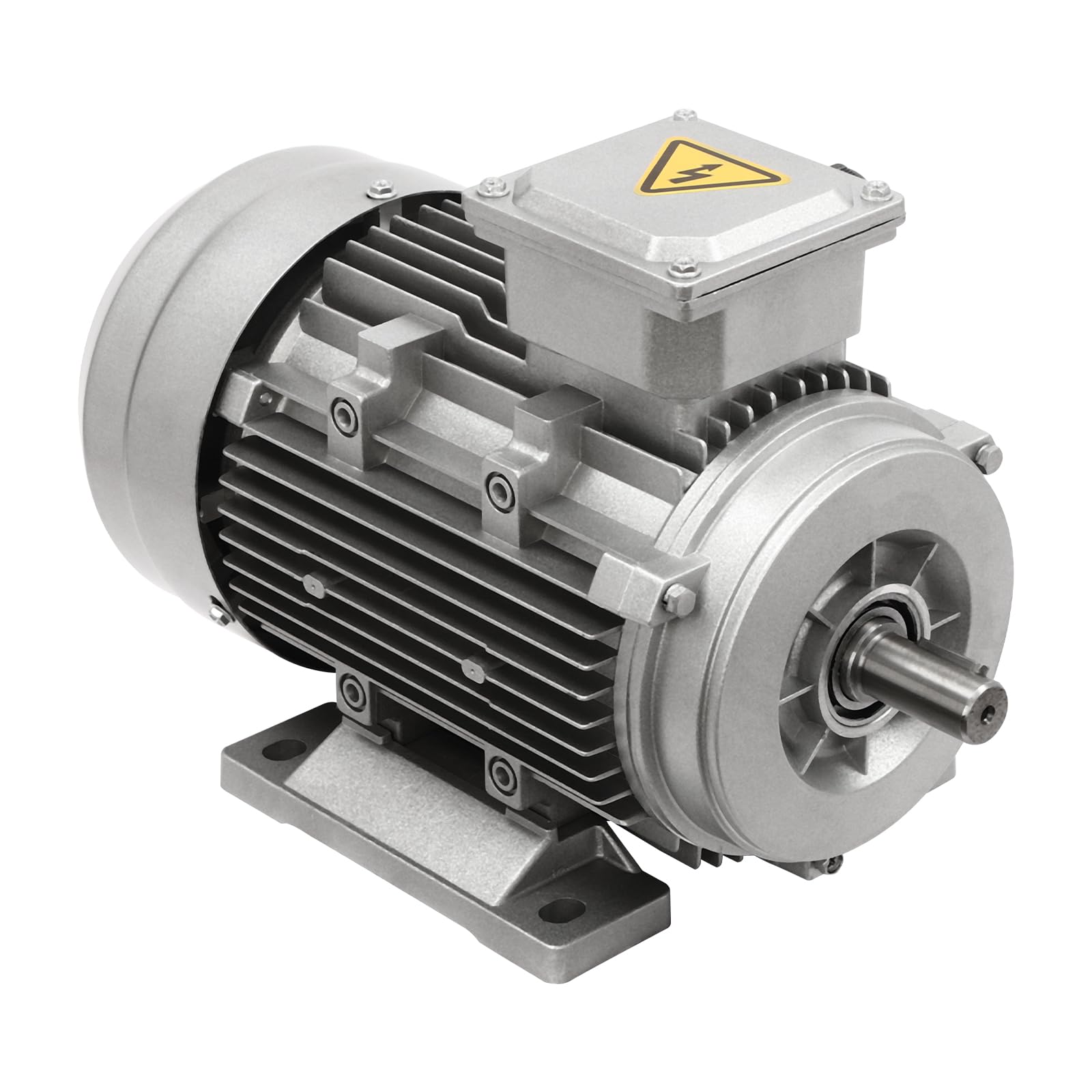 1.5KW 380V Elektromotor Aluminium Drehstrommotor mit Reines Kupfer Spule Motor, 1405r/min 3-Satz-Elektromotor Schaftdurchmesser 19mm, IP55 Kompakt Dreiphasige-Motor mit Verdickte Basis