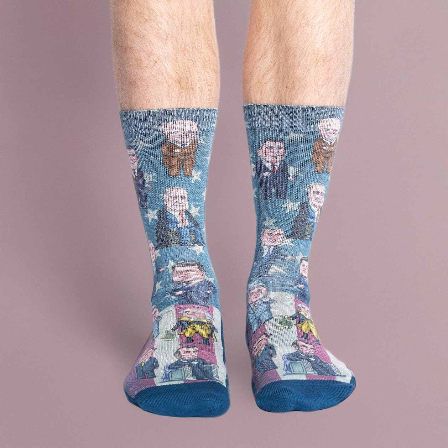 Good Luck Sock Men's Past Presidents of United States Socks, Adult, Shoe Size 8-13 - Image 5