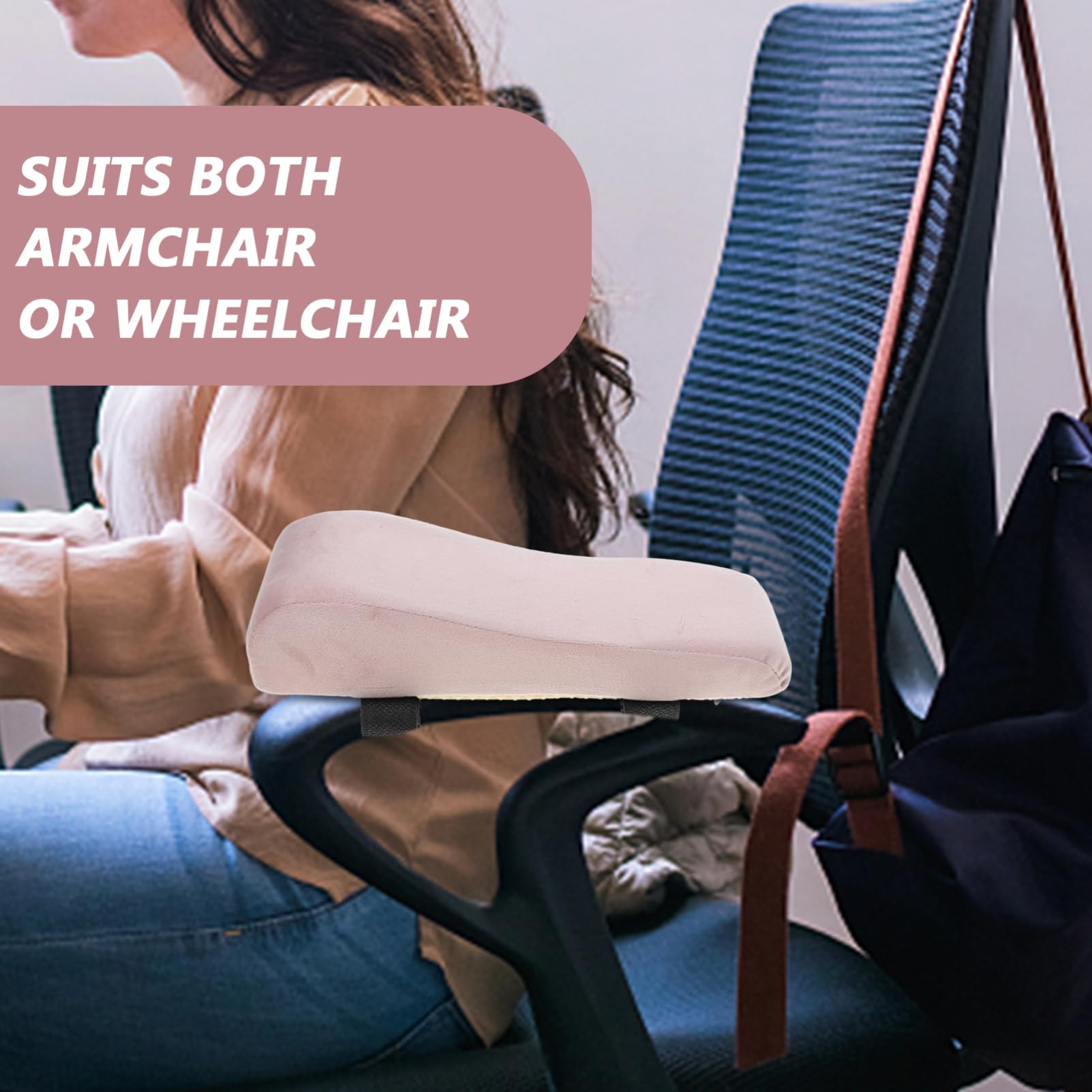 Almohadilla de Elevación para Reposabrazos de Silla, 2 Piezas