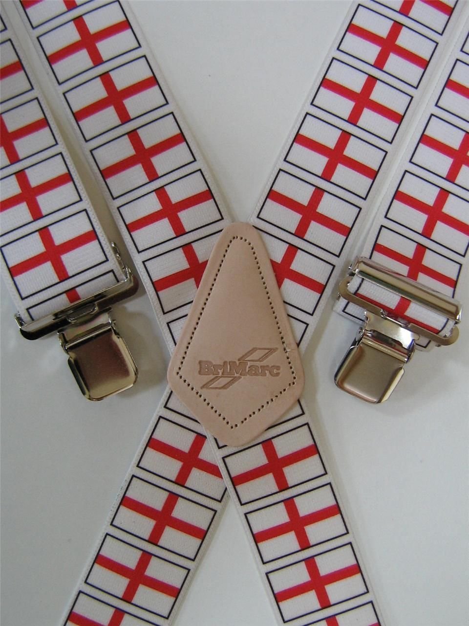 MENS BRACES BRIMARC ENGLAND WORLD CUP DESIGN HEAVY DUTY 2" 50mm WIDE FROM M.K.TOOLS