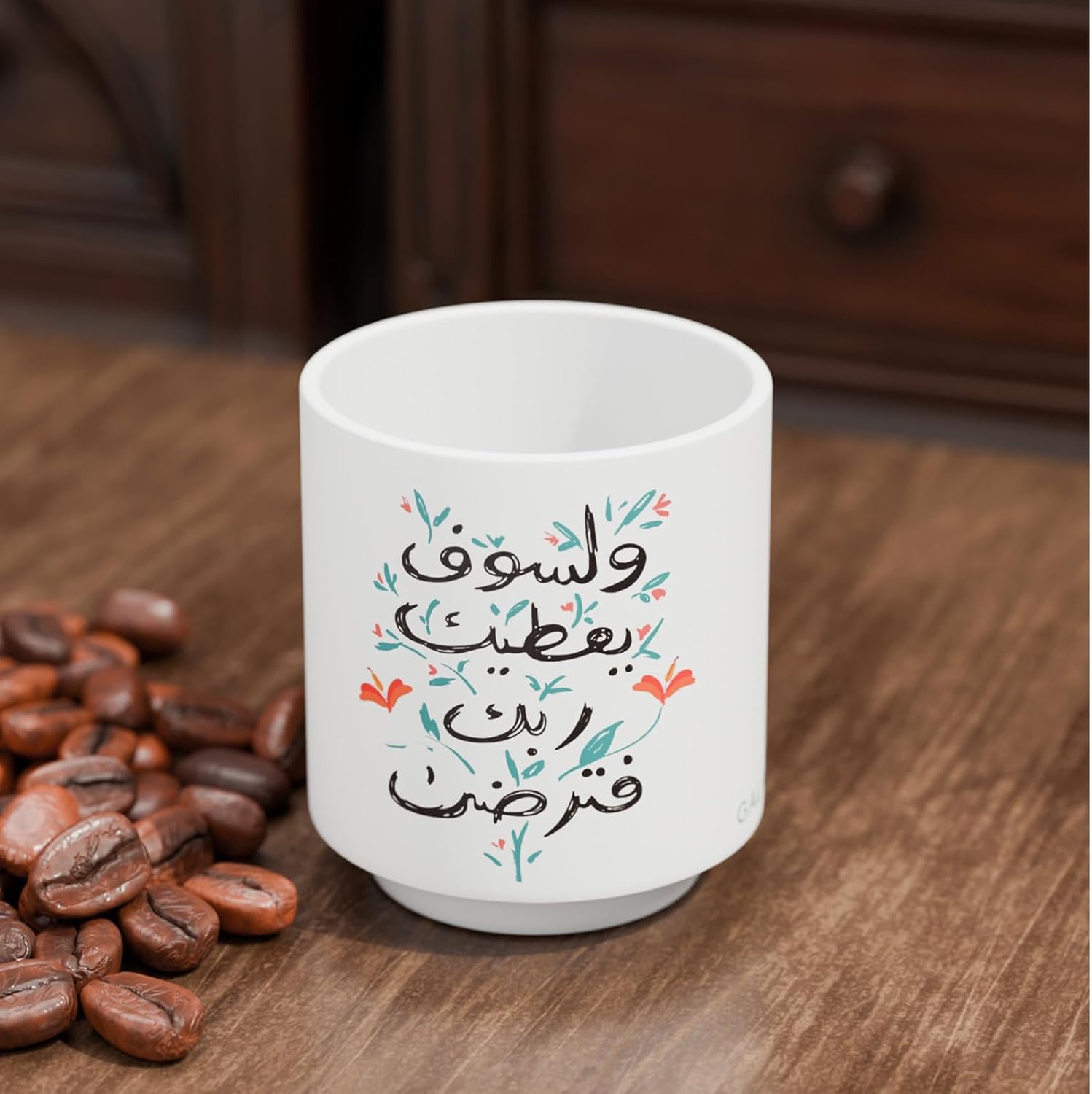 كوب قهوة مصنوع يدويا من السيراميك