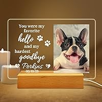 Vista 9 de Regalos conmemorativos personalizados, regalos de luz nocturna conmemorativa en memoria de un ser querido, regalos de condolencias personalizados