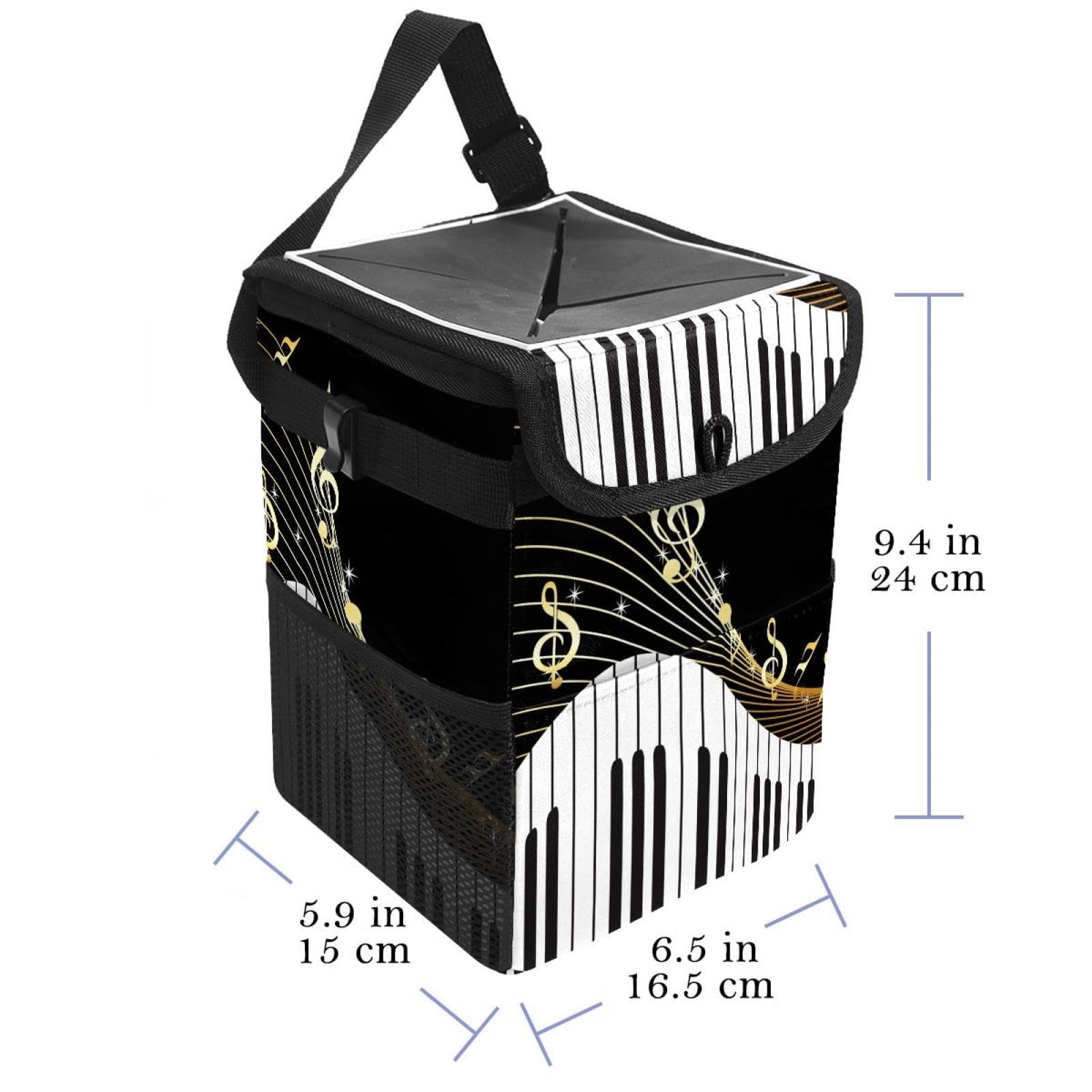 ピアノ型　ゴミ箱 Amazon.co.jp: 車用ゴミ箱 ピアノ柄 音楽柄 音符柄 車載ごみ箱
