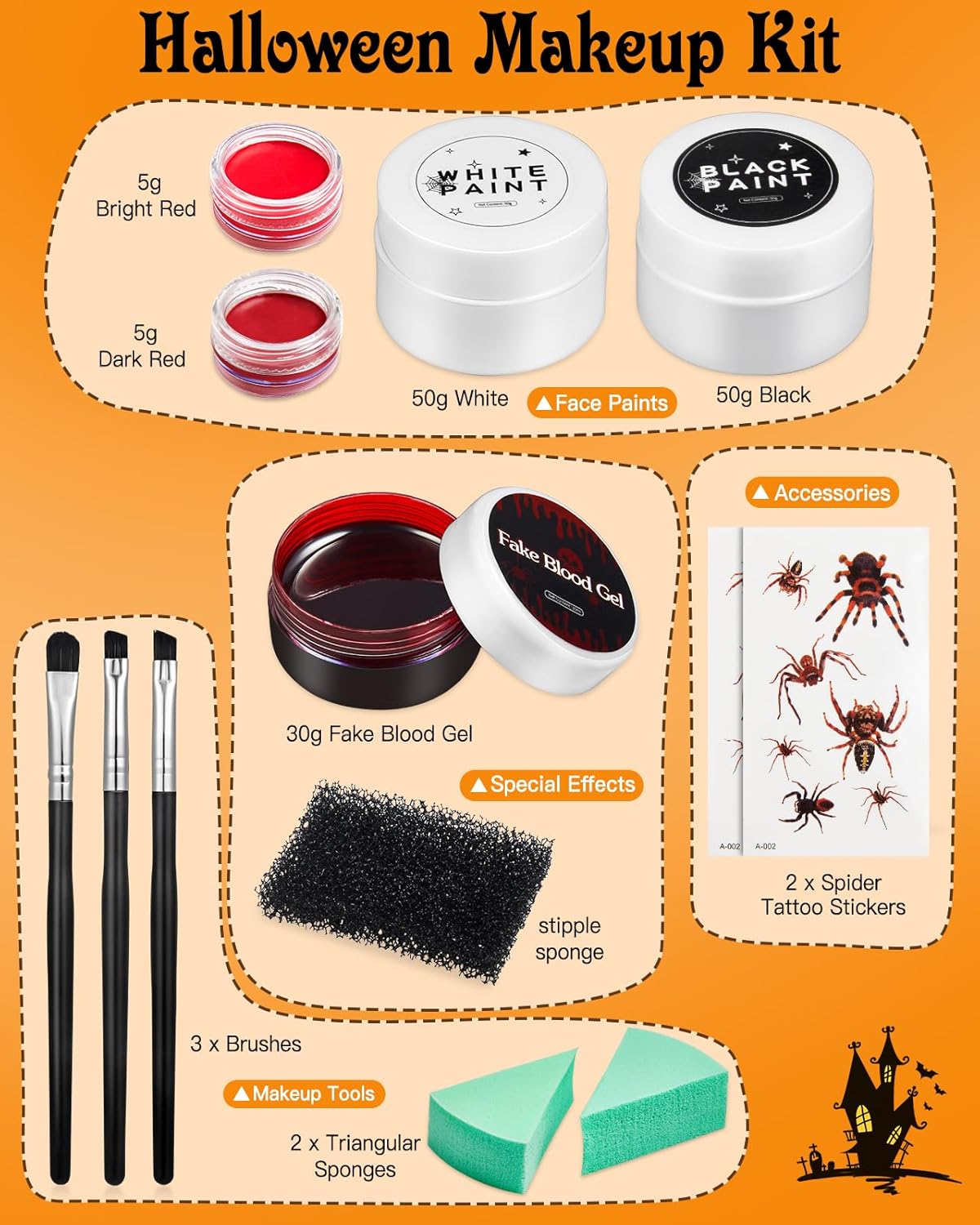 Set Trucco Da Clown, Make Up Professionale - Foto 1