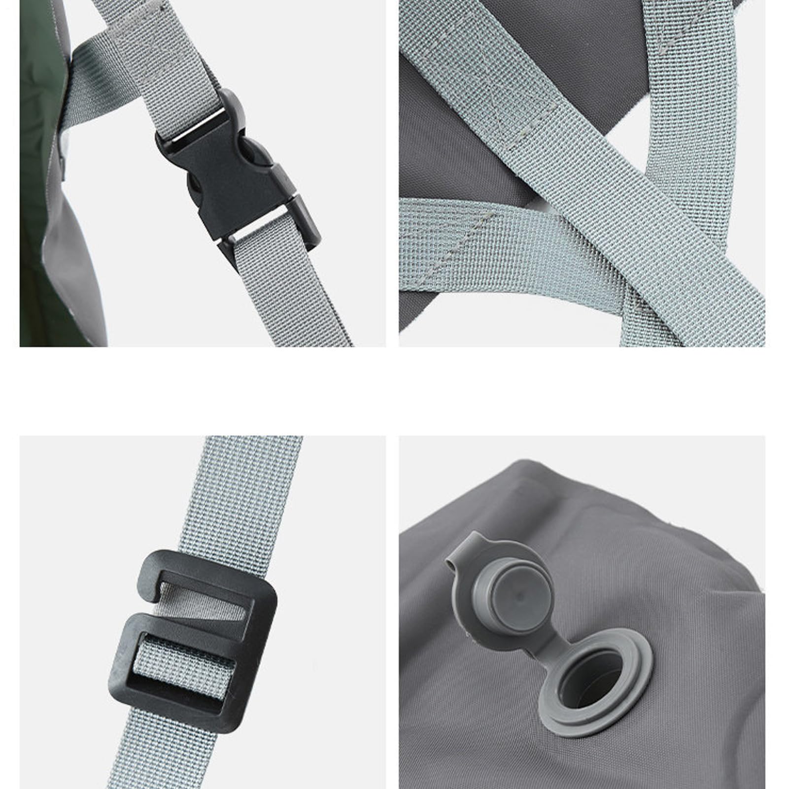 Cuscino per Sedia Cuscini Pieghevoli con Supporto Schienale | Cuscini per Gradinate per Adulti Per Viaggi in Auto, Barca, Kayak, Aereo, Sedie a Rotelle, Campeggio, Picnic, Escursioni
