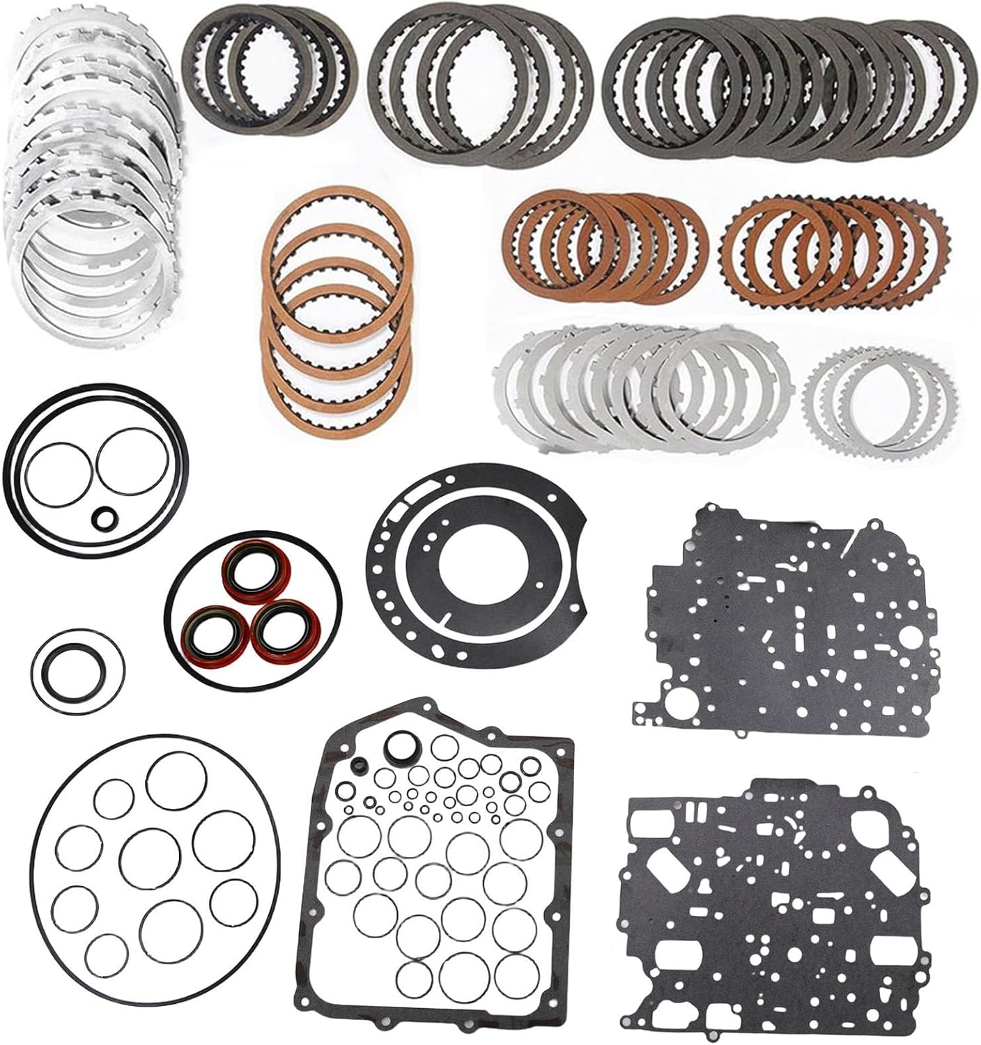 62TE Auto Transmission Master Rebuild Kit Fit for Dodge Journey Avenger 2007-2017, Chrysler 200 Sebring Routan 2007-2014 Direct Master Rebuild Kit Replace OE B077820C B077880C W077881C